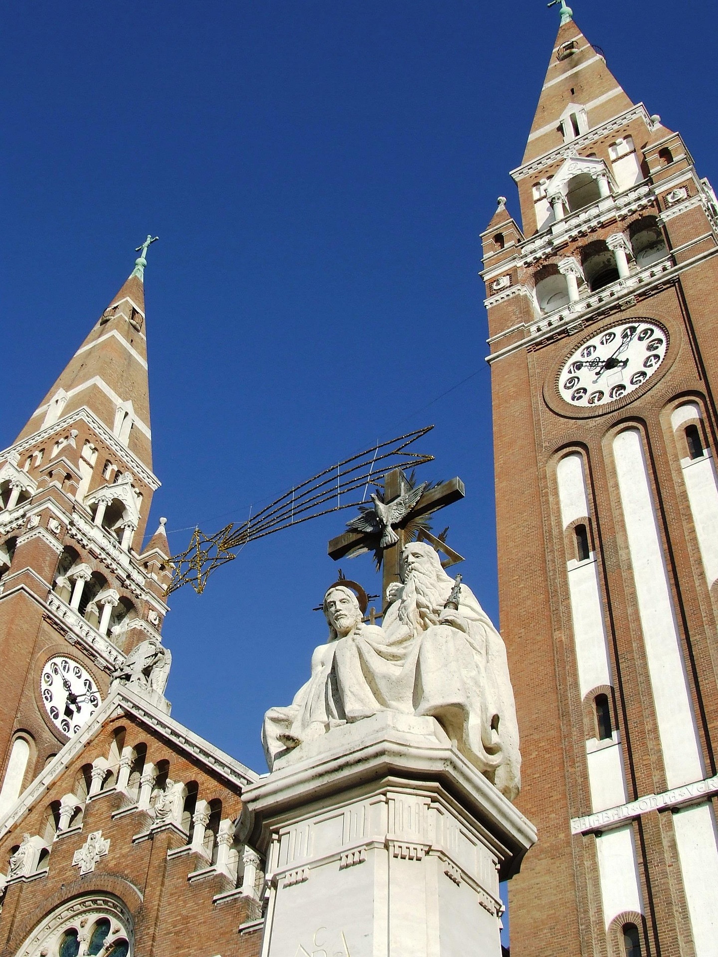 Votive Church and Dóm Square in Szeged, Hungary